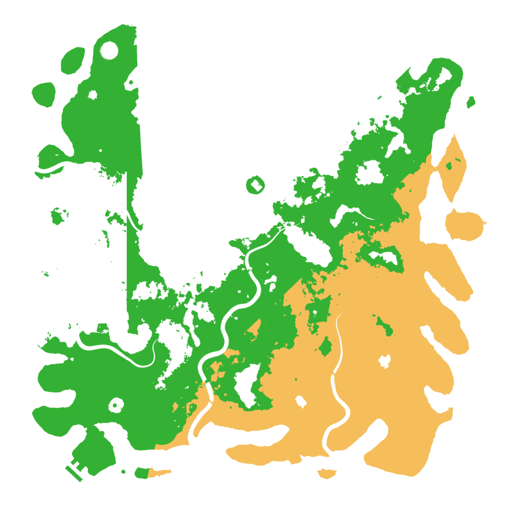 Biome Rust Map: Procedural Map, Size: 5000, Seed: 1843442765
