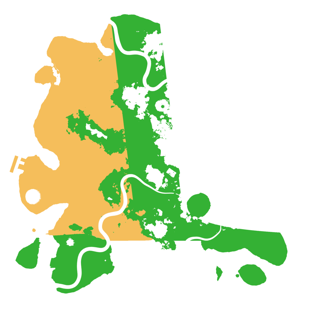 Biome Rust Map: Procedural Map, Size: 3750, Seed: 2062344791