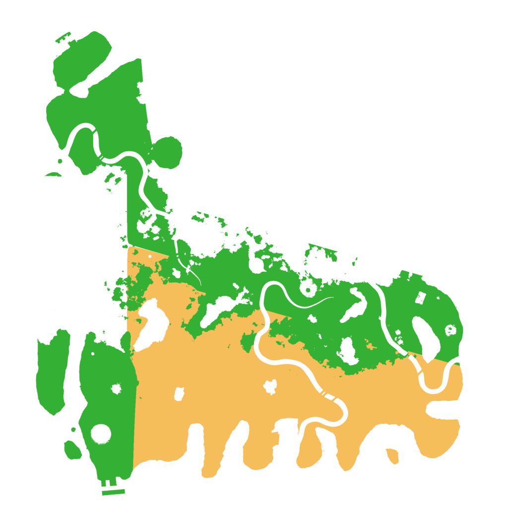 Biome Rust Map: Procedural Map, Size: 4500, Seed: 532759237
