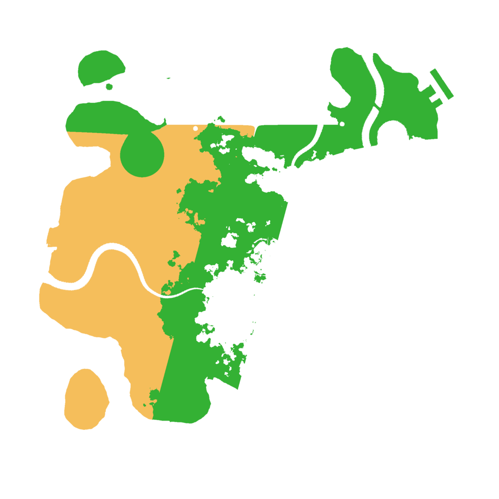 Biome Rust Map: Procedural Map, Size: 3000, Seed: 673777563