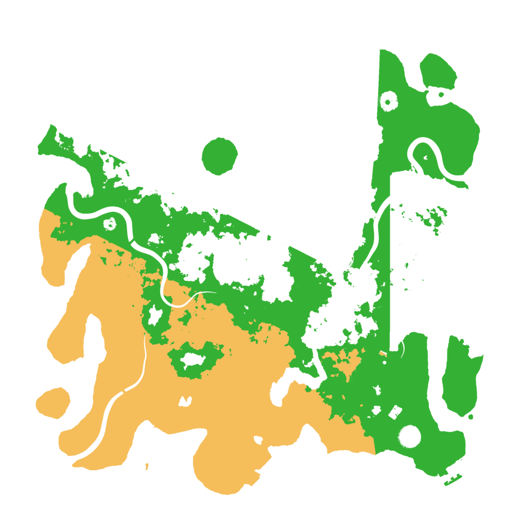 Biome Rust Map: Procedural Map, Size: 4096, Seed: 1838346617