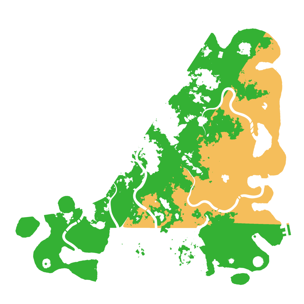 Biome Rust Map: Procedural Map, Size: 5000, Seed: 28014