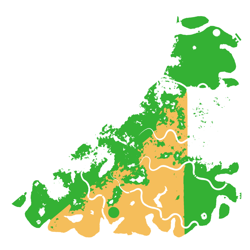 Biome Rust Map: Procedural Map, Size: 6000, Seed: 778122428