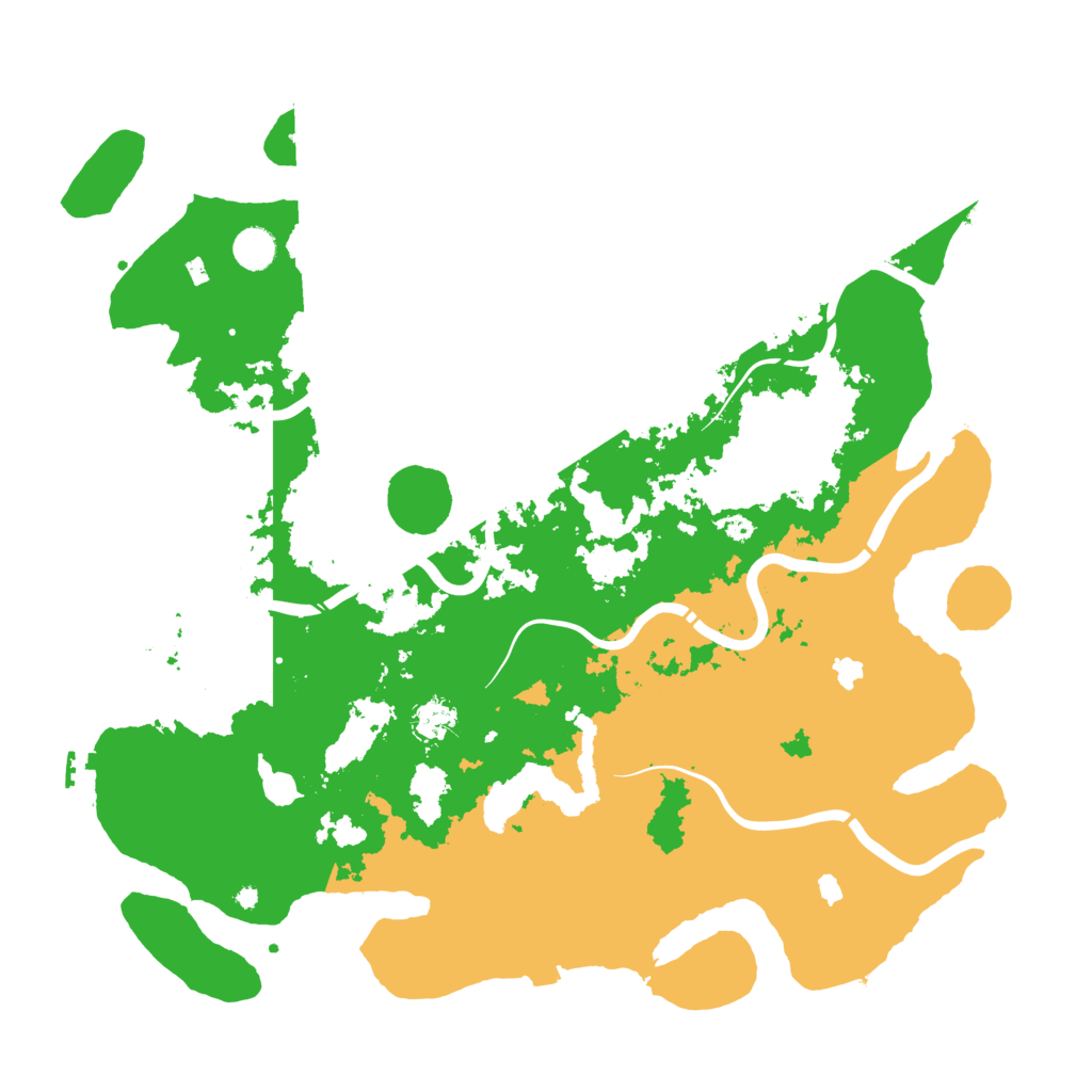 Biome Rust Map: Procedural Map, Size: 4500, Seed: 912409937