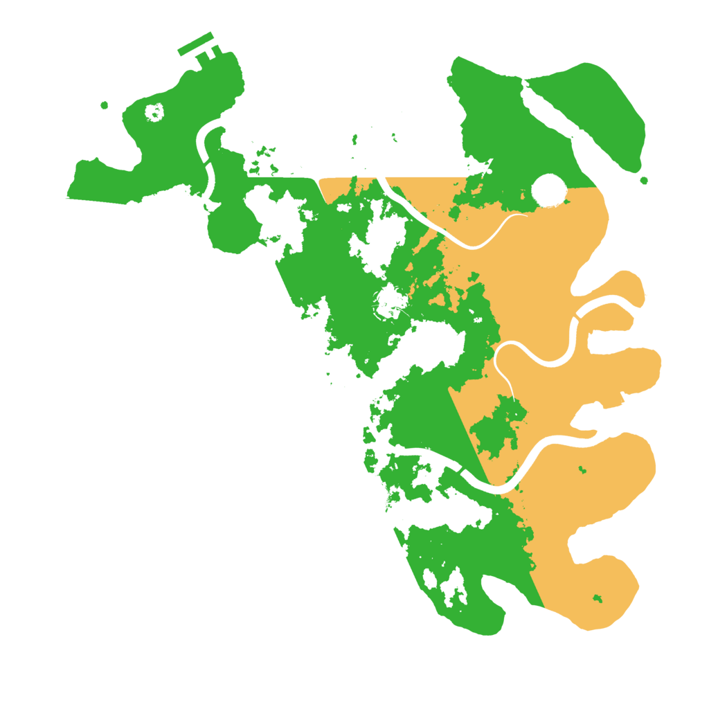 Biome Rust Map: Procedural Map, Size: 3750, Seed: 656579