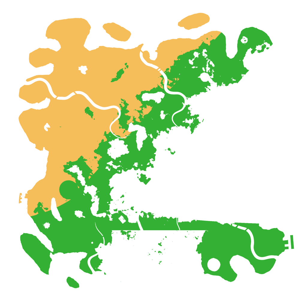 Biome Rust Map: Procedural Map, Size: 4500, Seed: 1750953333