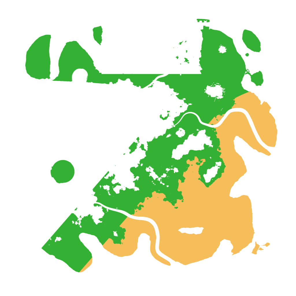 Biome Rust Map: Procedural Map, Size: 3500, Seed: 2015497946