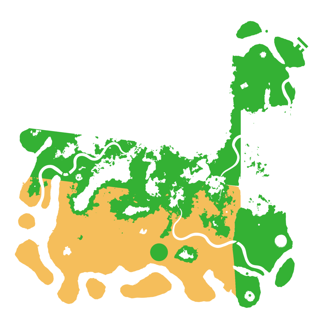 Biome Rust Map: Procedural Map, Size: 4800, Seed: 1063775756