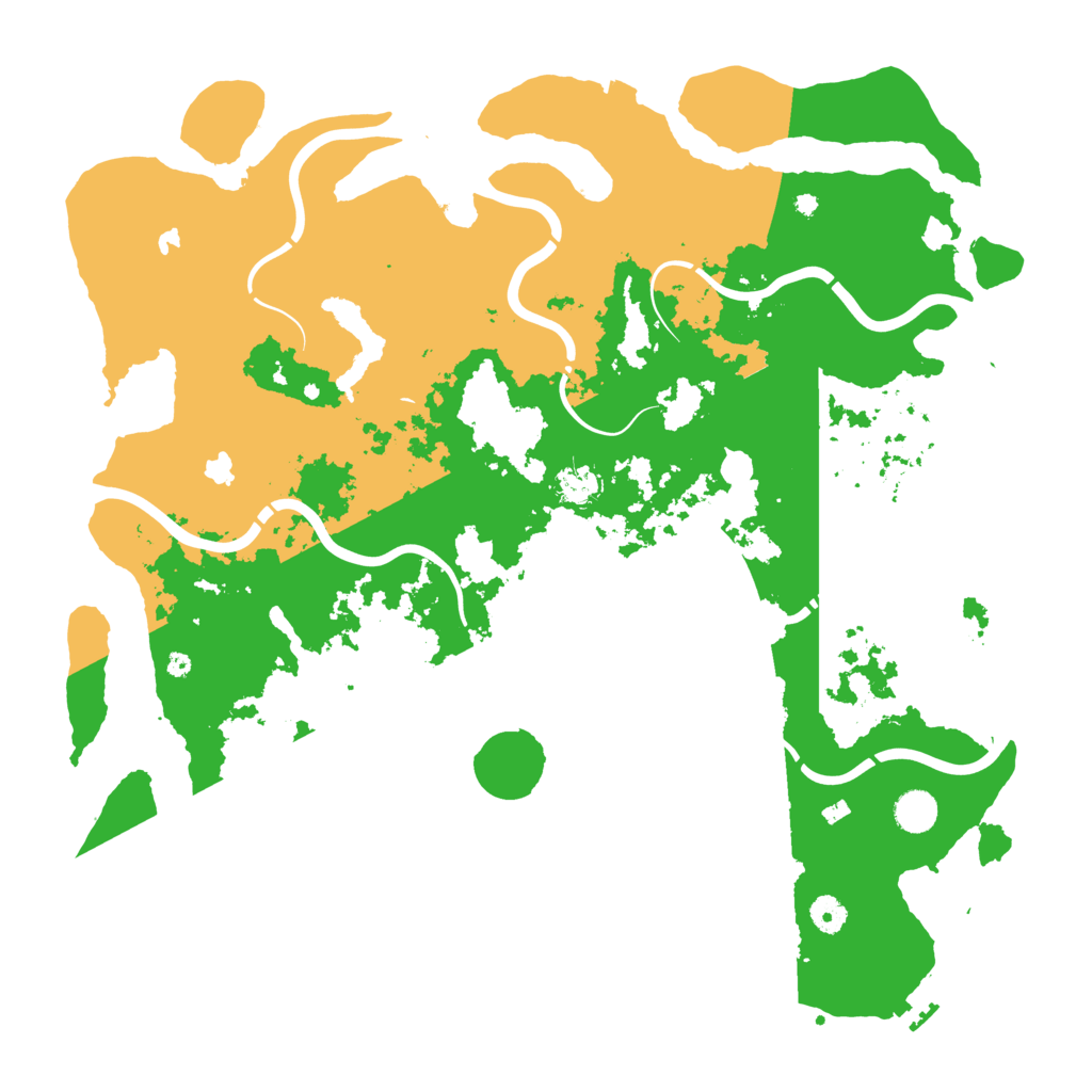 Biome Rust Map: Procedural Map, Size: 4500, Seed: 654537593