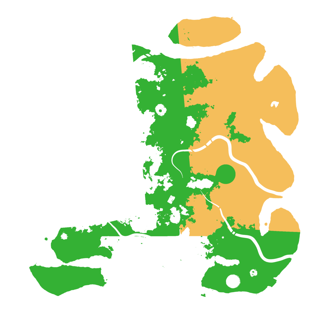 Biome Rust Map: Procedural Map, Size: 4256, Seed: 1441133105