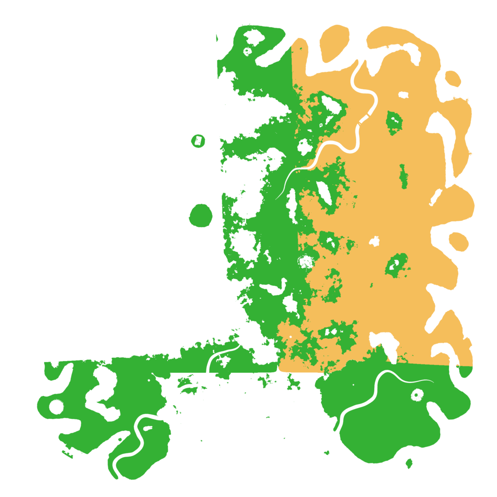 Biome Rust Map: Procedural Map, Size: 6000, Seed: 620381046