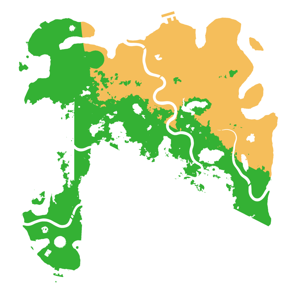 Biome Rust Map: Procedural Map, Size: 4500, Seed: 1907901163