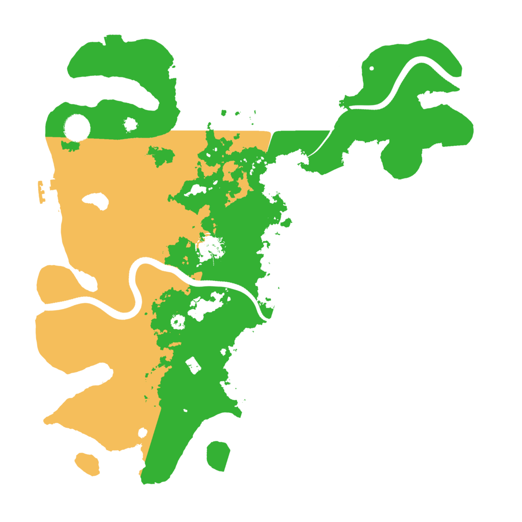 Biome Rust Map: Procedural Map, Size: 3500, Seed: 1691757234