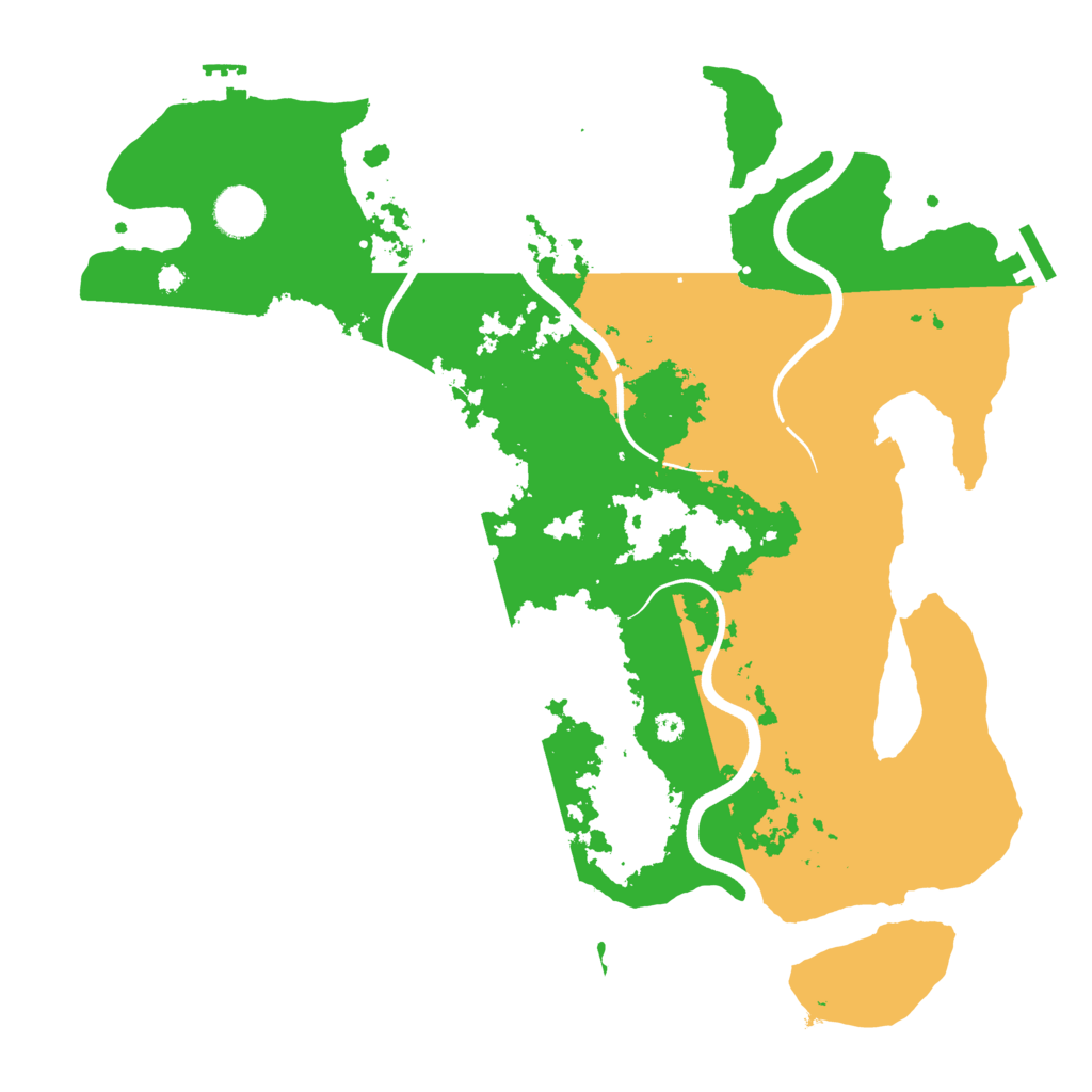 Biome Rust Map: Procedural Map, Size: 3750, Seed: 447689