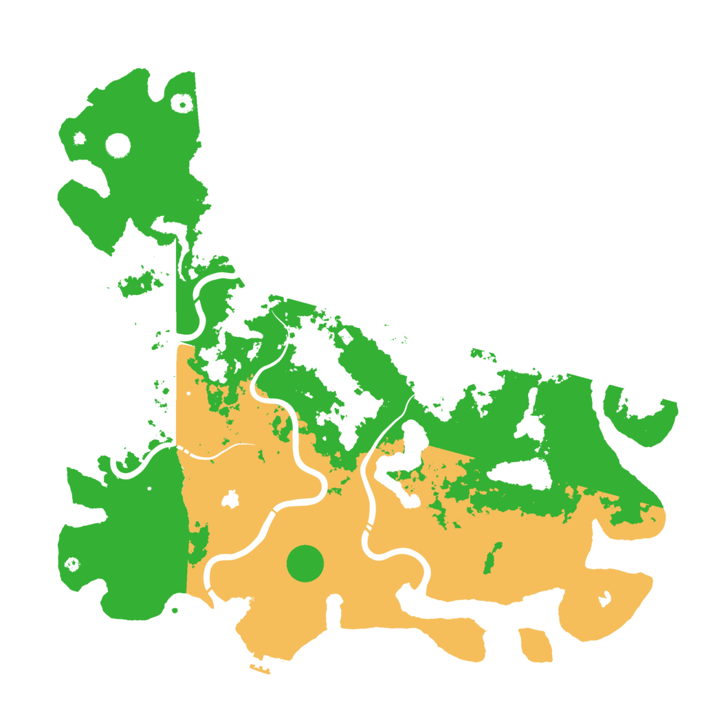Biome Rust Map: Procedural Map, Size: 5000, Seed: 1348997197