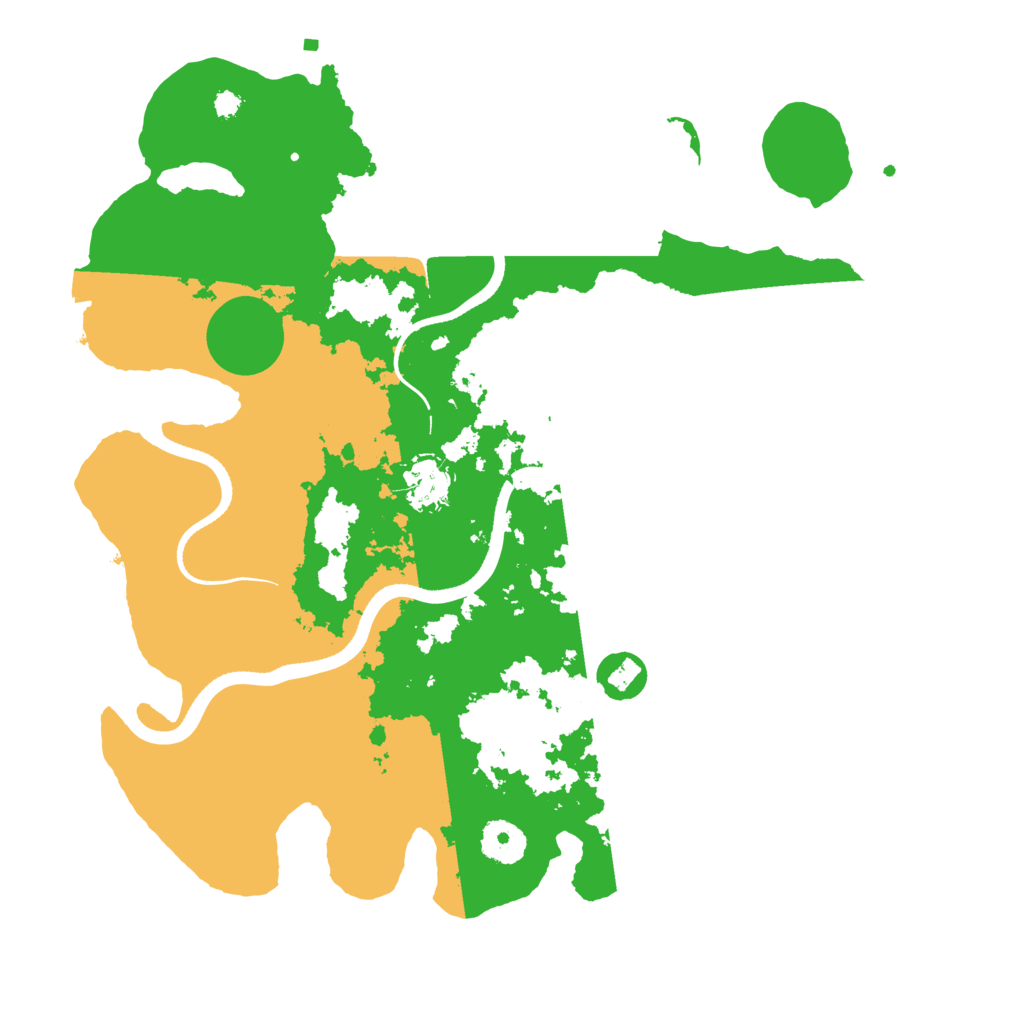 Biome Rust Map: Procedural Map, Size: 3500, Seed: 51738432