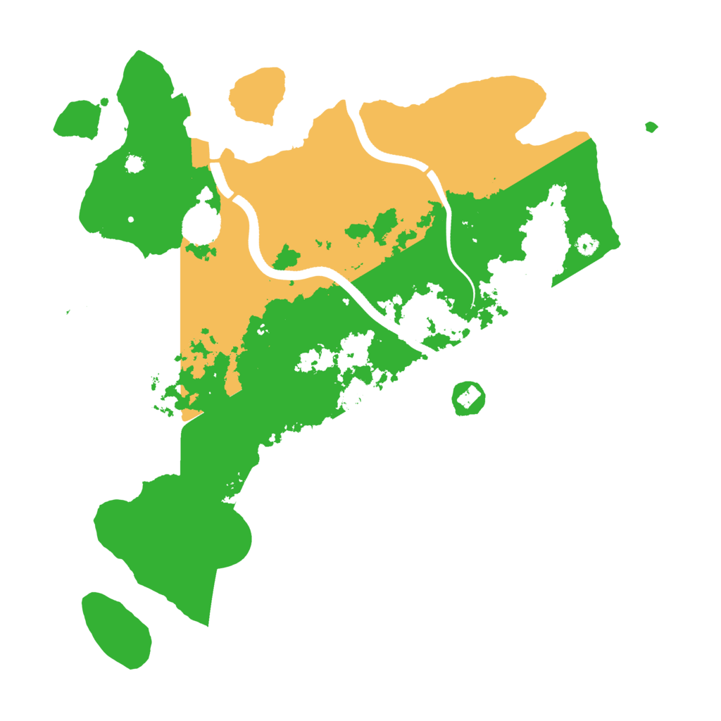 Biome Rust Map: Procedural Map, Size: 3500, Seed: 1895536469