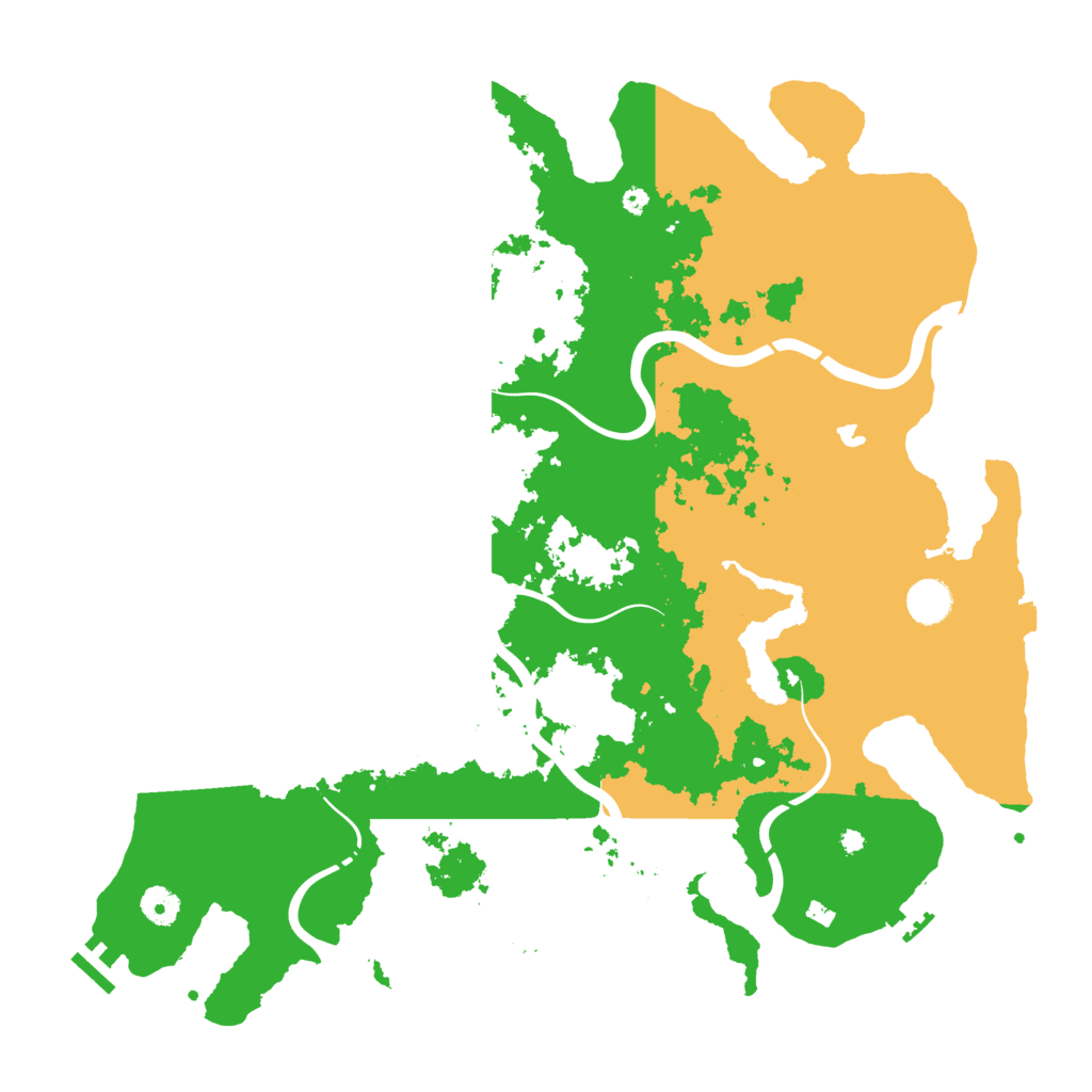 Biome Rust Map: Procedural Map, Size: 4250, Seed: 857563