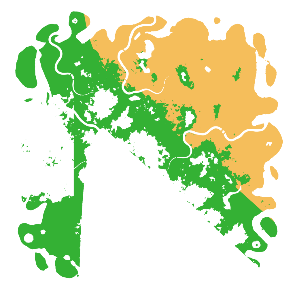 Biome Rust Map: Procedural Map, Size: 5555, Seed: 90864358
