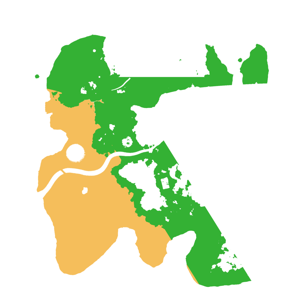 Biome Rust Map: Procedural Map, Size: 3000, Seed: 61654165