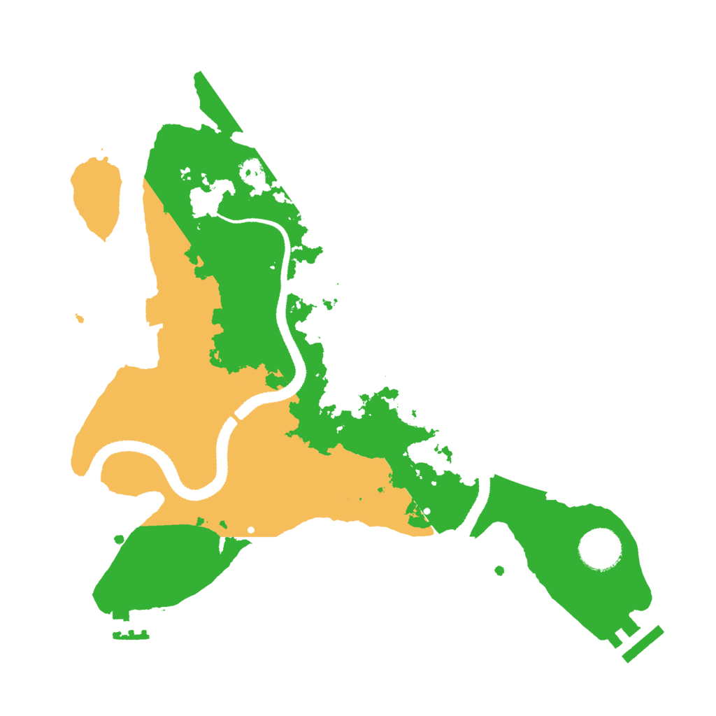 Biome Rust Map: Procedural Map, Size: 3000, Seed: 73995392