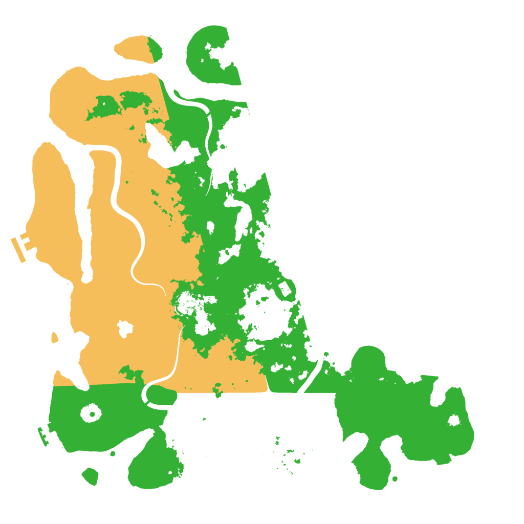 Biome Rust Map: Procedural Map, Size: 4050, Seed: 1277165470