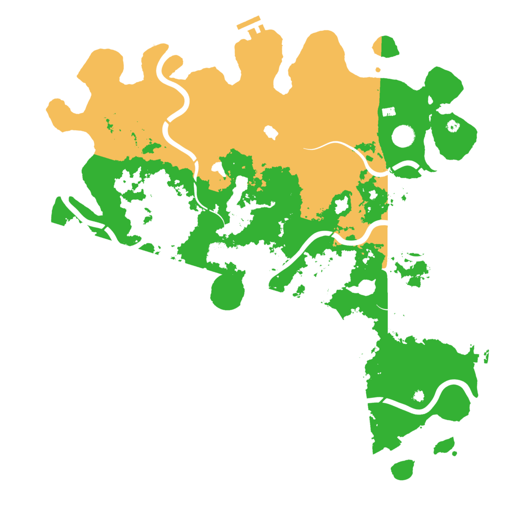 Biome Rust Map: Procedural Map, Size: 4250, Seed: 20260903