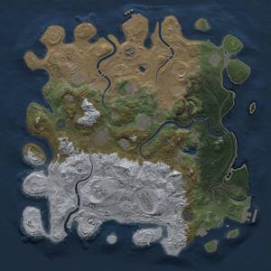 Thumbnail Rust Map: Procedural Map, Size: 4250, Seed: 20260903, 19 Monuments