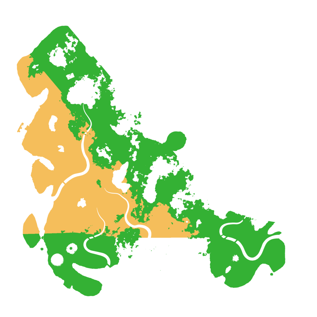 Biome Rust Map: Procedural Map, Size: 4500, Seed: 350323639