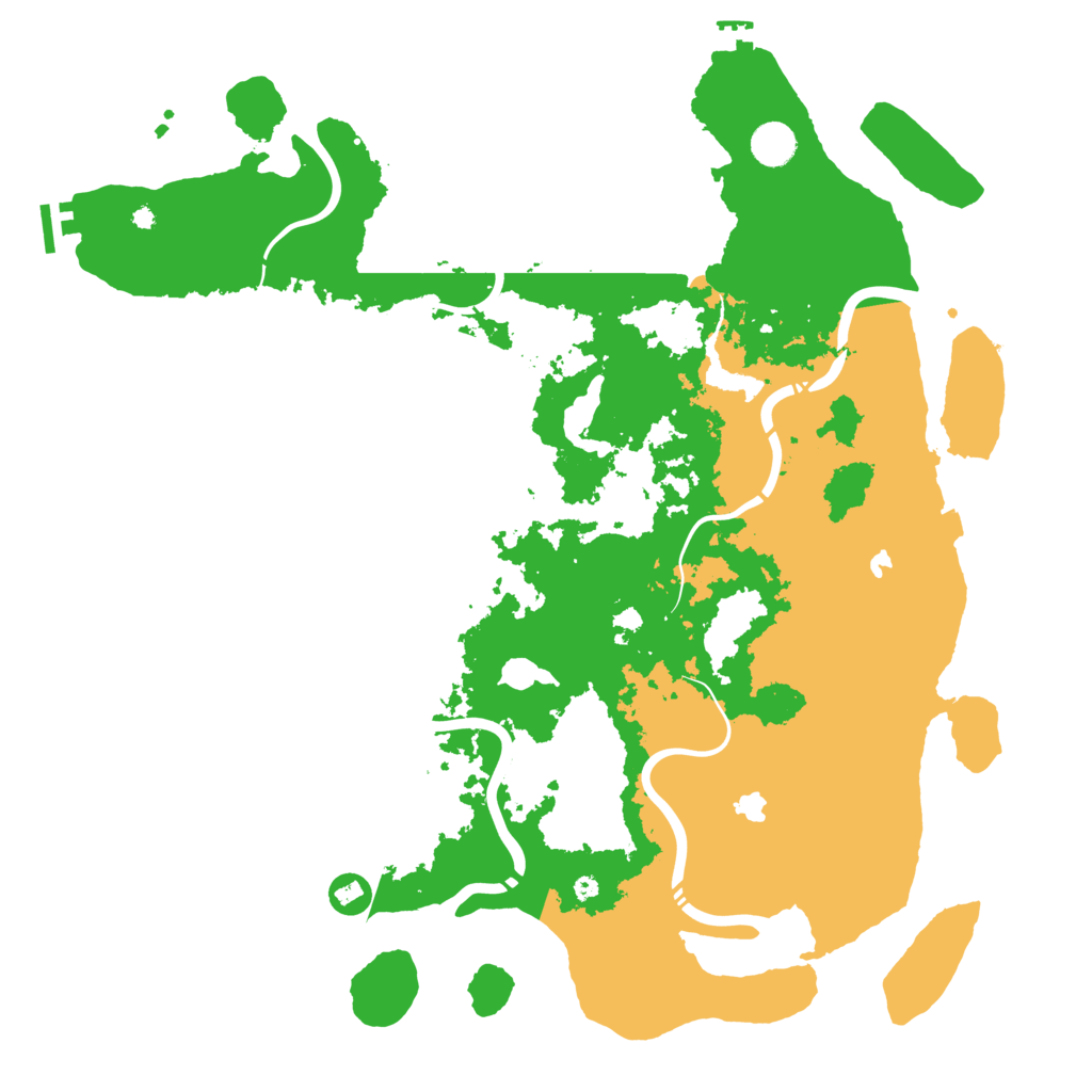 Biome Rust Map: Procedural Map, Size: 4500, Seed: 289362825
