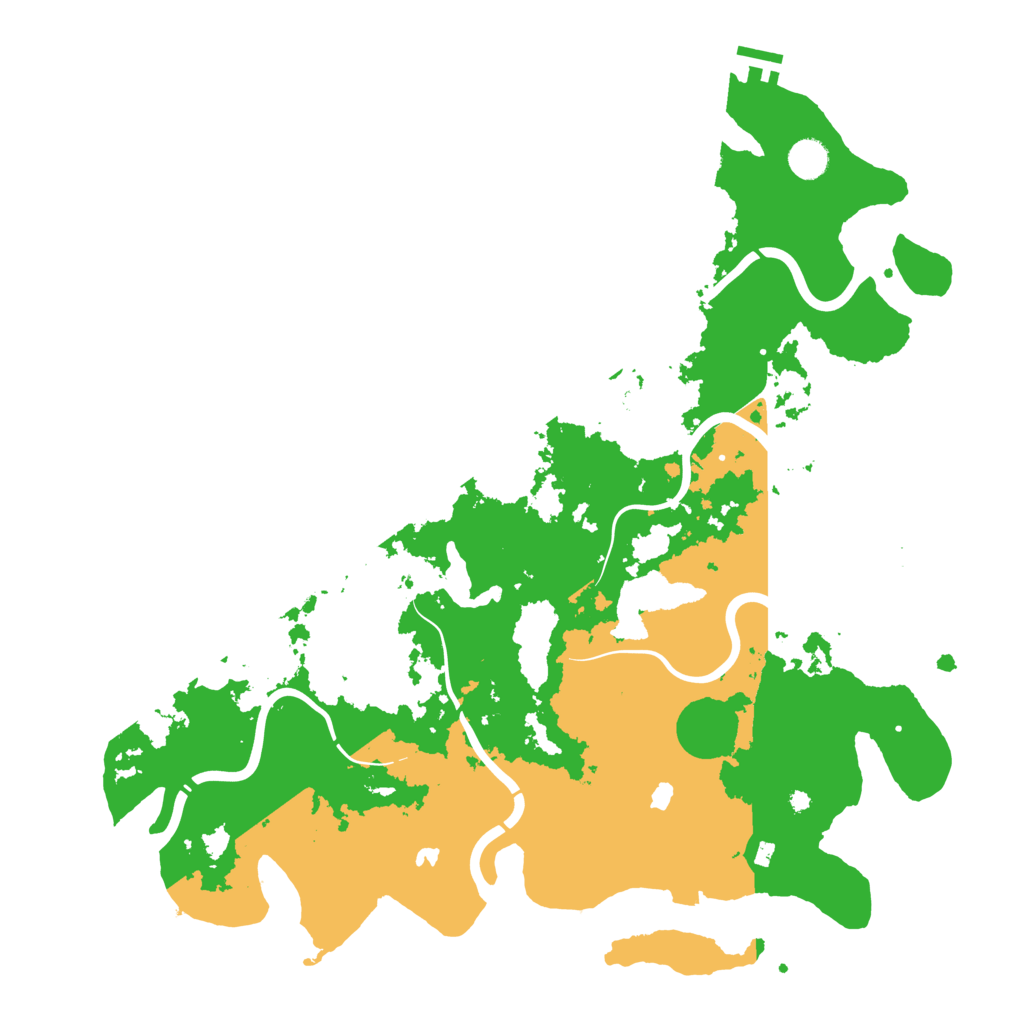 Biome Rust Map: Procedural Map, Size: 4500, Seed: 199921640