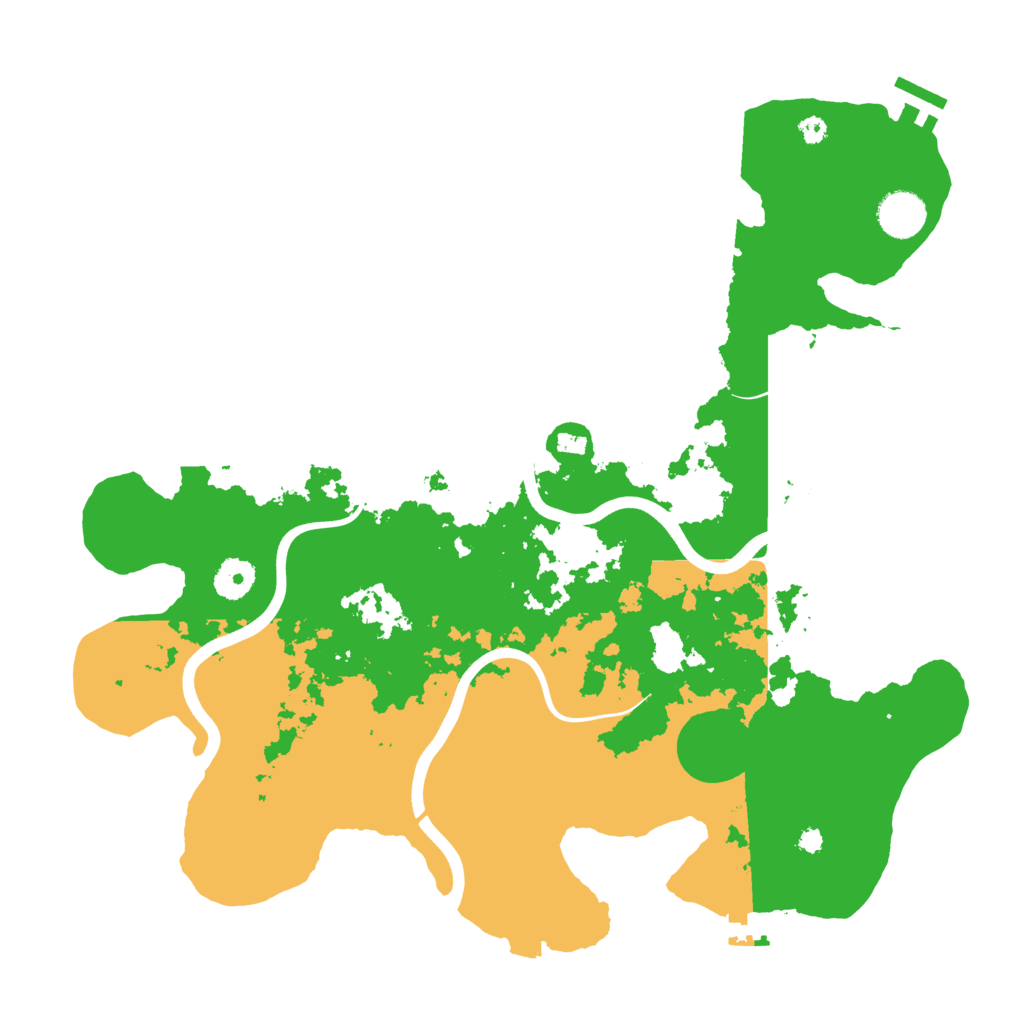 Biome Rust Map: Procedural Map, Size: 3800, Seed: 2020661172