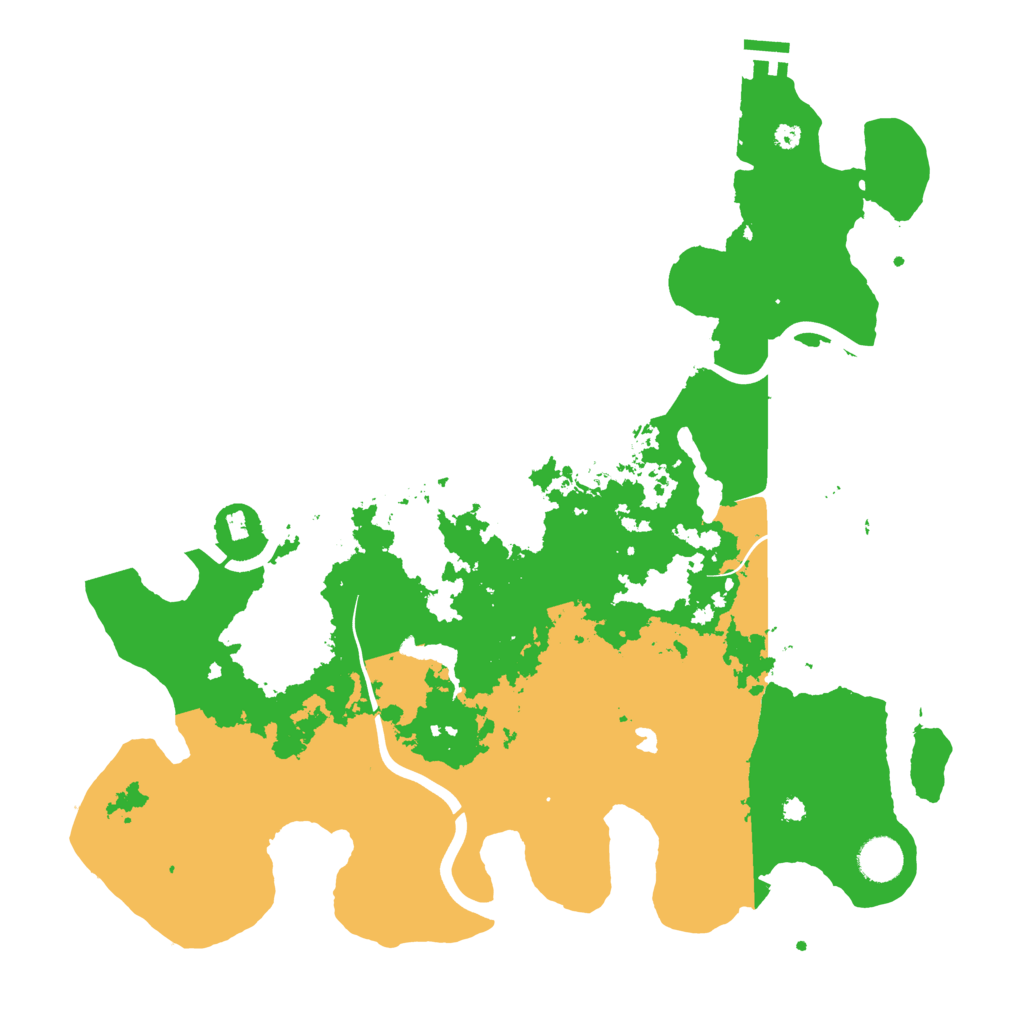 Biome Rust Map: Procedural Map, Size: 4000, Seed: 97347
