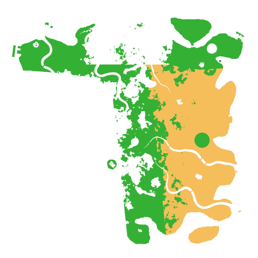 Biome Rust Map: Procedural Map, Size: 4500, Seed: 1002418238