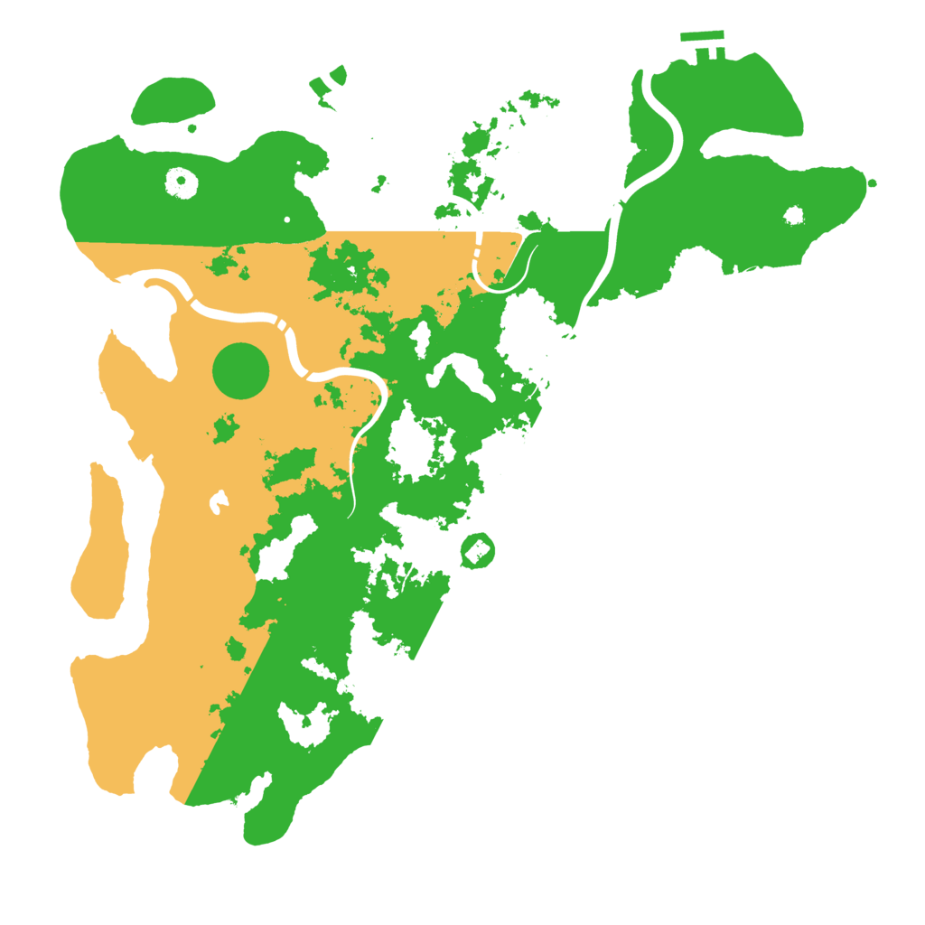 Biome Rust Map: Procedural Map, Size: 4300, Seed: 20000