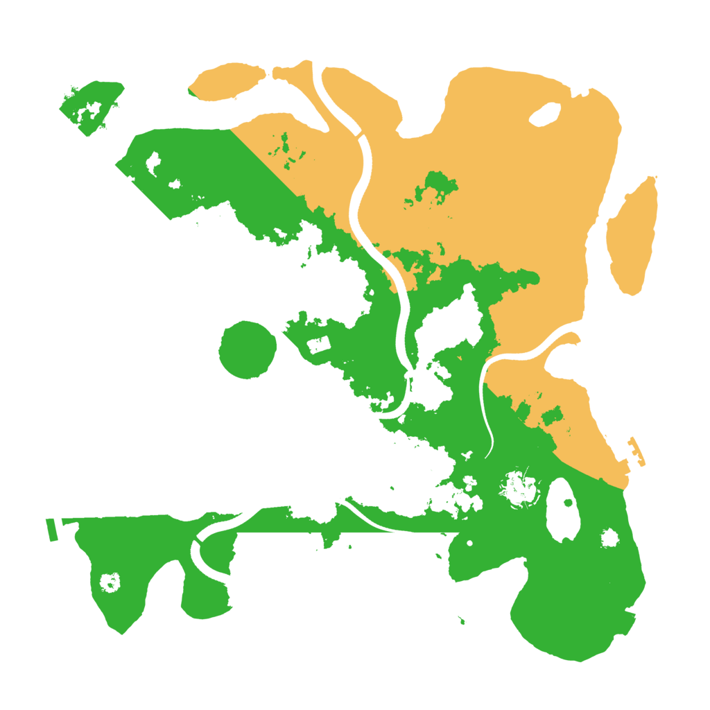 Biome Rust Map: Procedural Map, Size: 3500, Seed: 1418654735