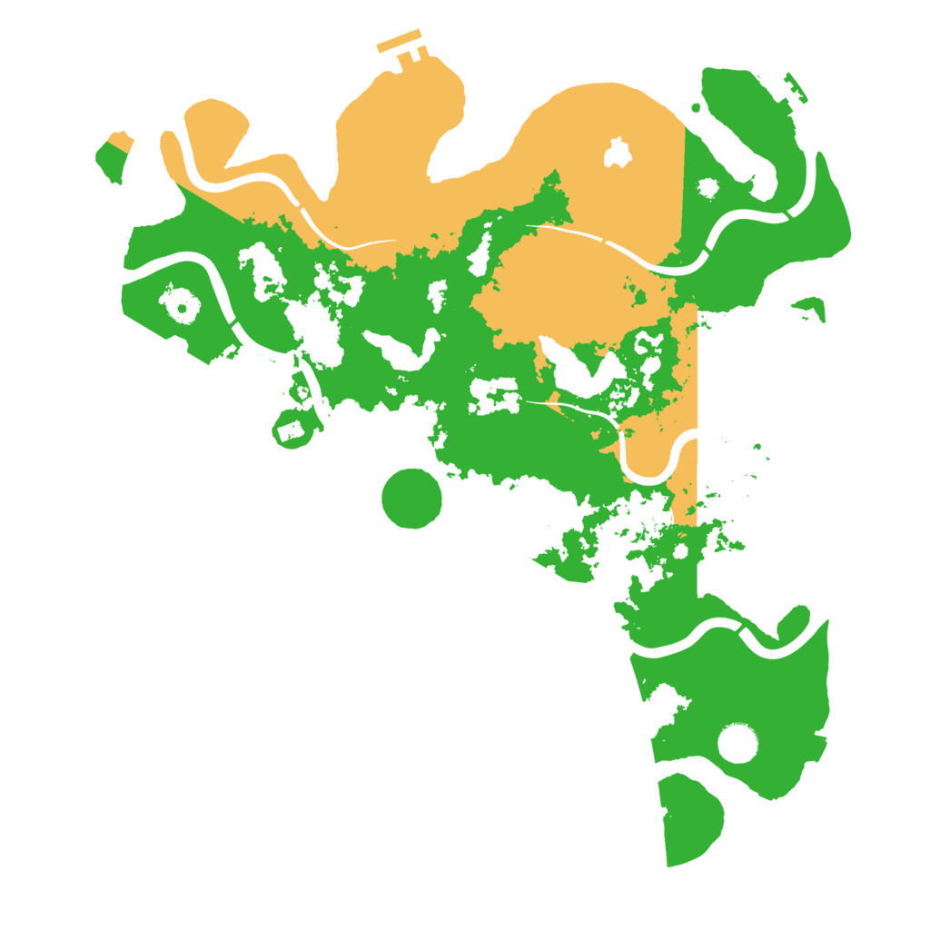 Biome Rust Map: Procedural Map, Size: 4100, Seed: 1198149280