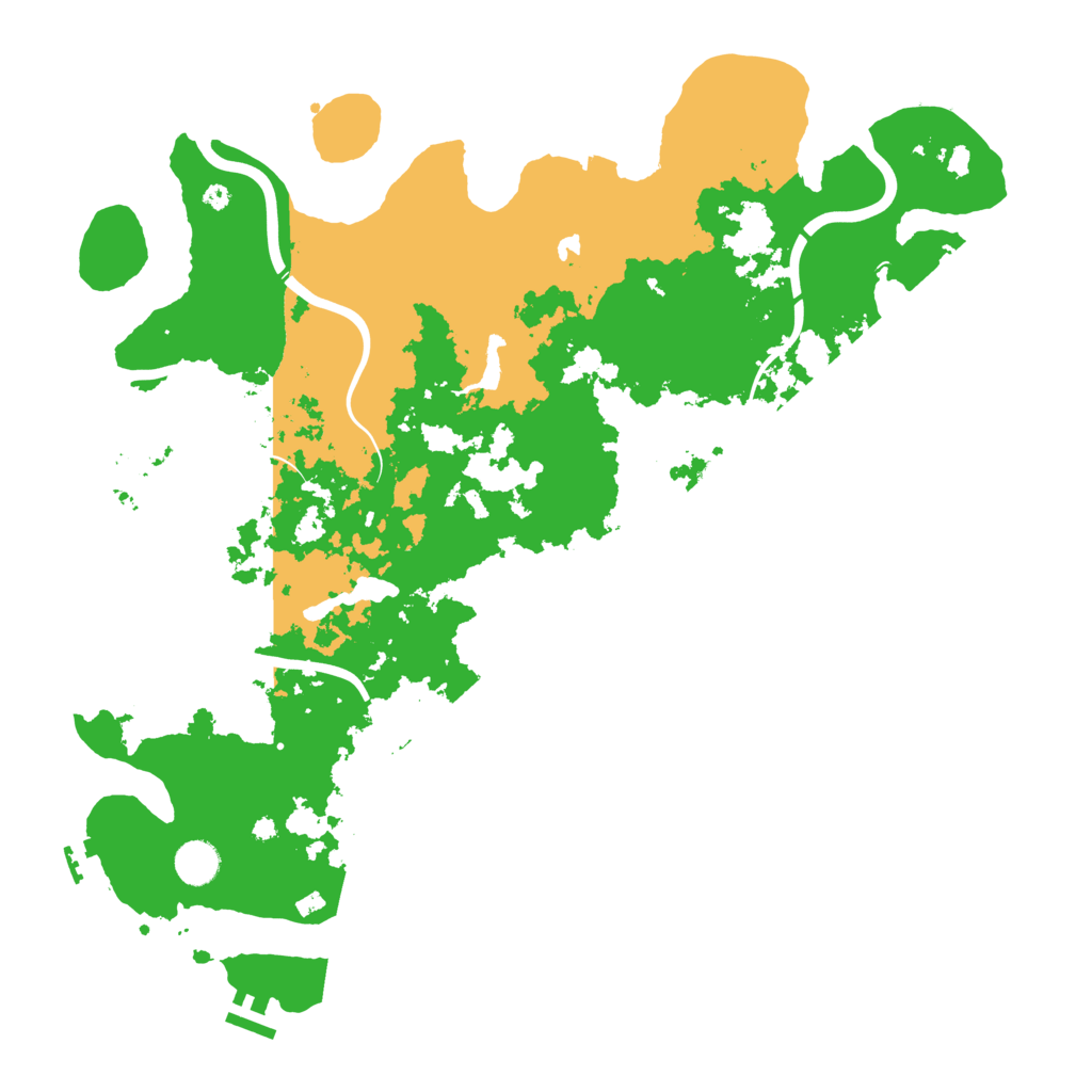 Biome Rust Map: Procedural Map, Size: 4300, Seed: 414621147