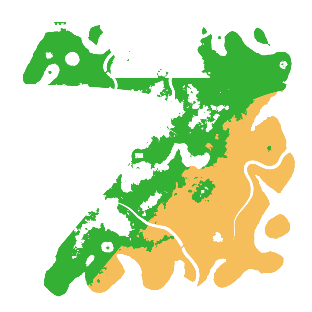 Biome Rust Map: Procedural Map, Size: 4000, Seed: 1288932163