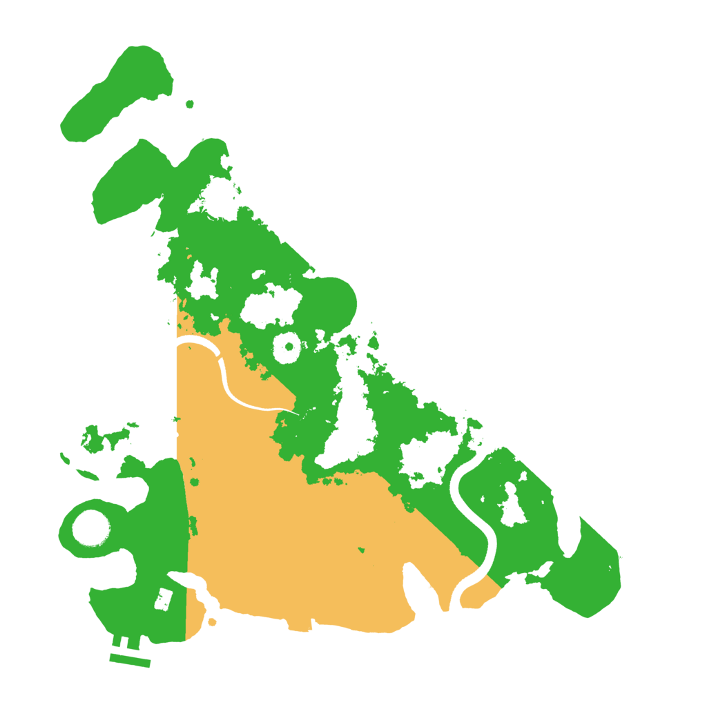 Biome Rust Map: Procedural Map, Size: 3500, Seed: 265612758