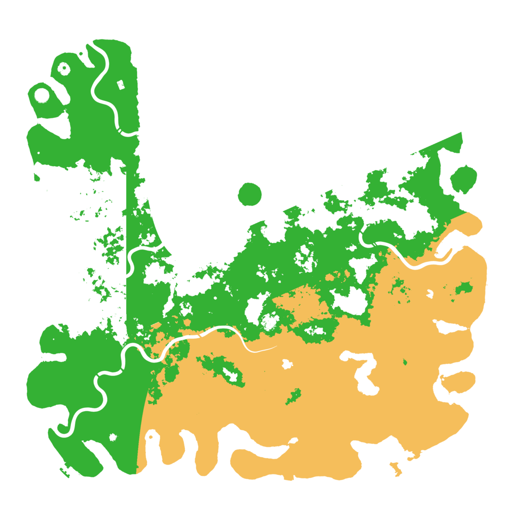 Biome Rust Map: Procedural Map, Size: 6000, Seed: 889389380