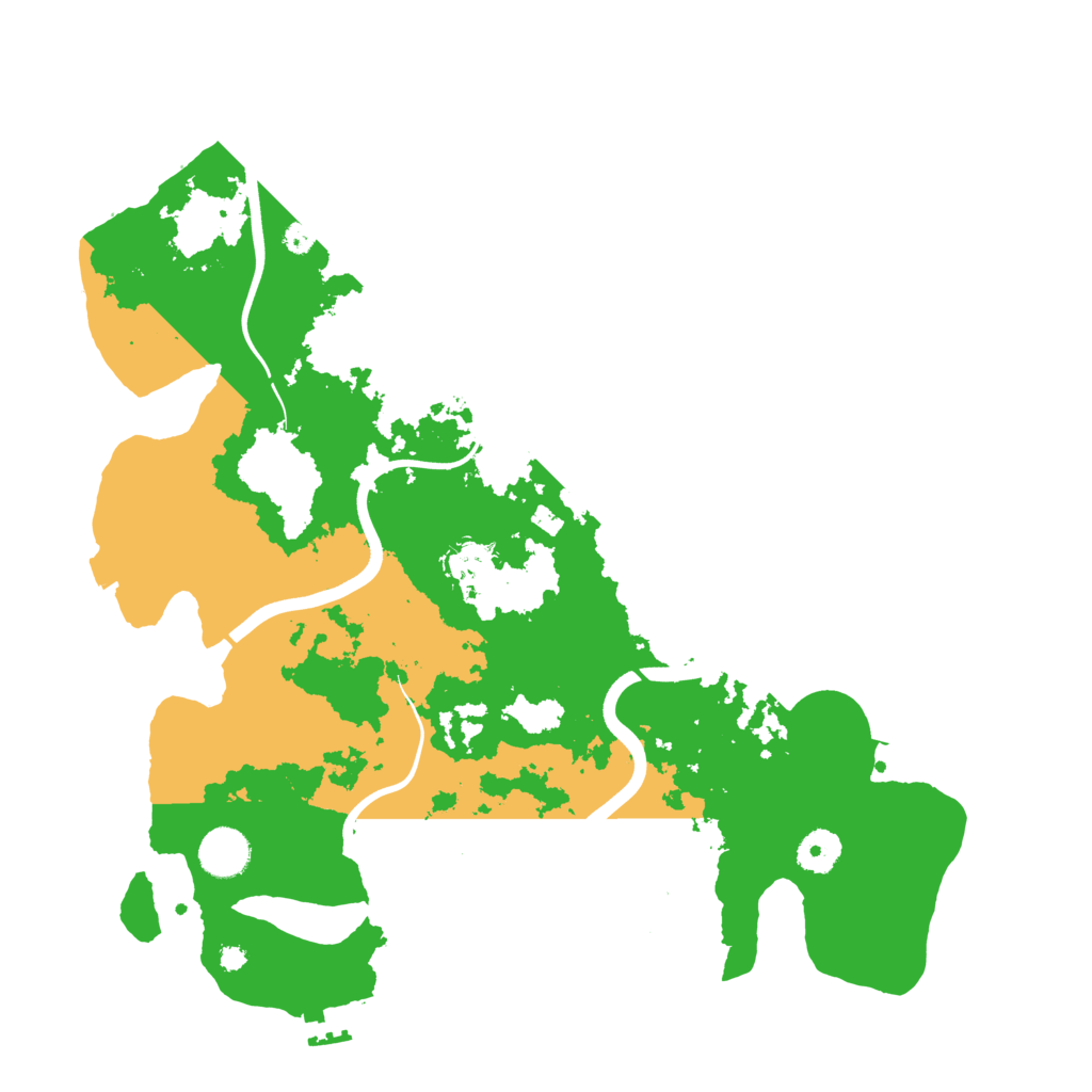 Biome Rust Map: Procedural Map, Size: 3800, Seed: 199204412