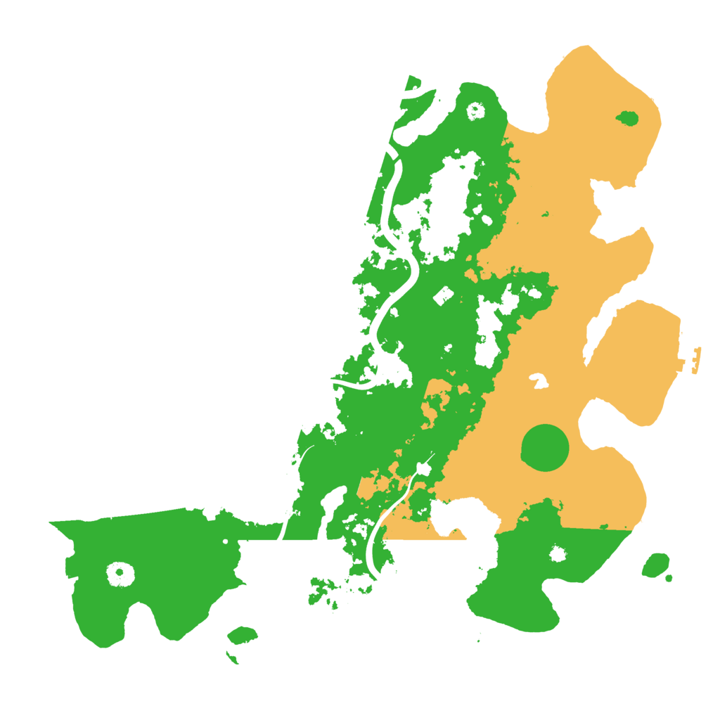 Biome Rust Map: Procedural Map, Size: 4000, Seed: 143414