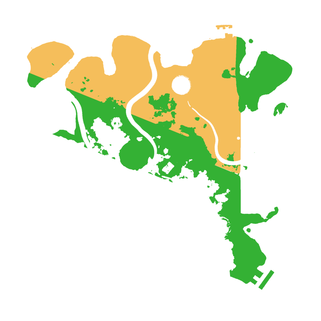 Biome Rust Map: Procedural Map, Size: 3000, Seed: 51192