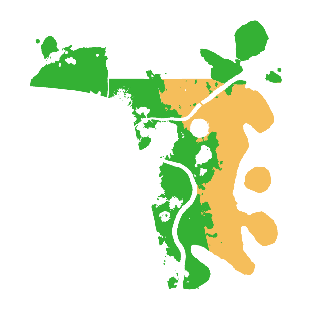 Biome Rust Map: Procedural Map, Size: 3000, Seed: 2123462043