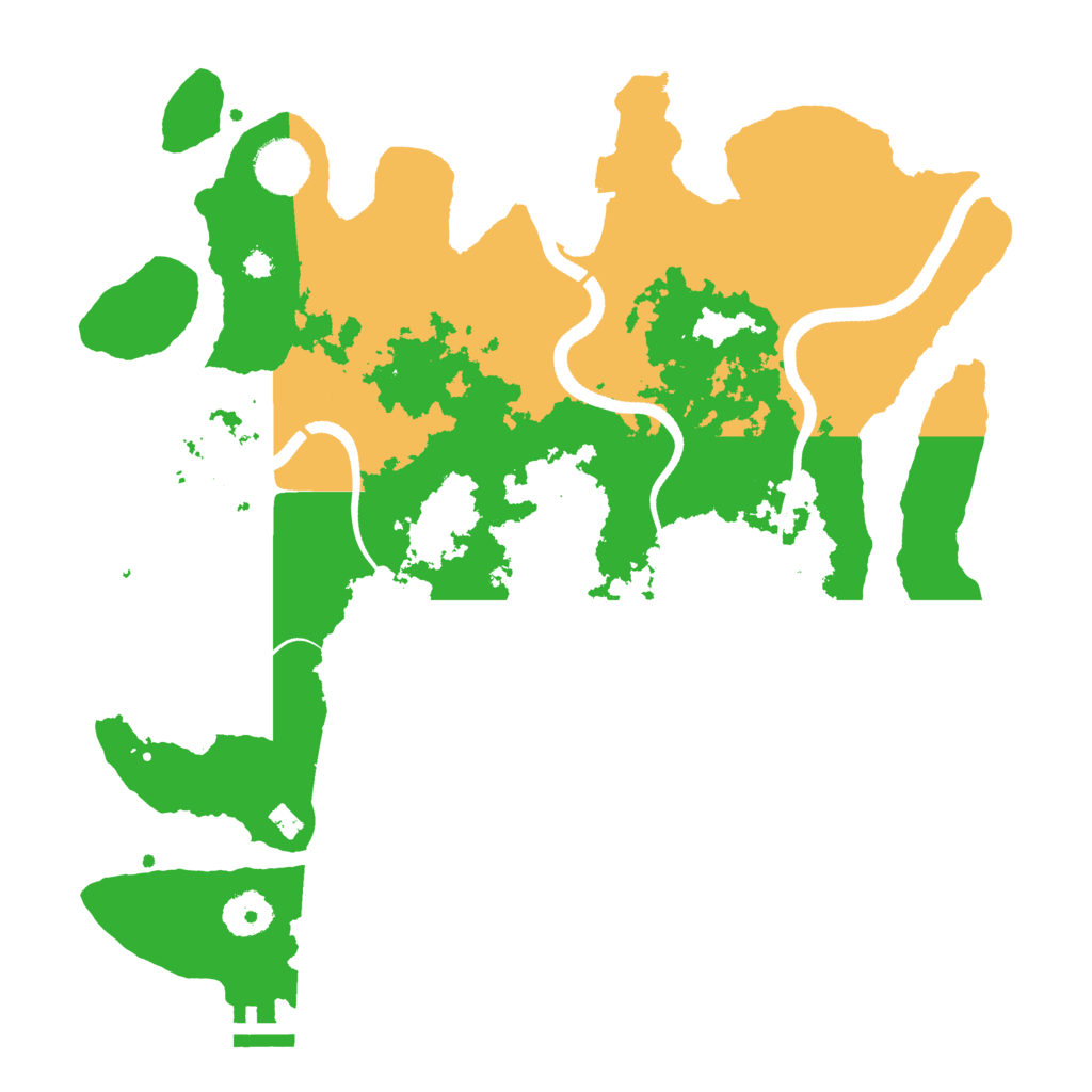 Biome Rust Map: Procedural Map, Size: 3500, Seed: 170194236