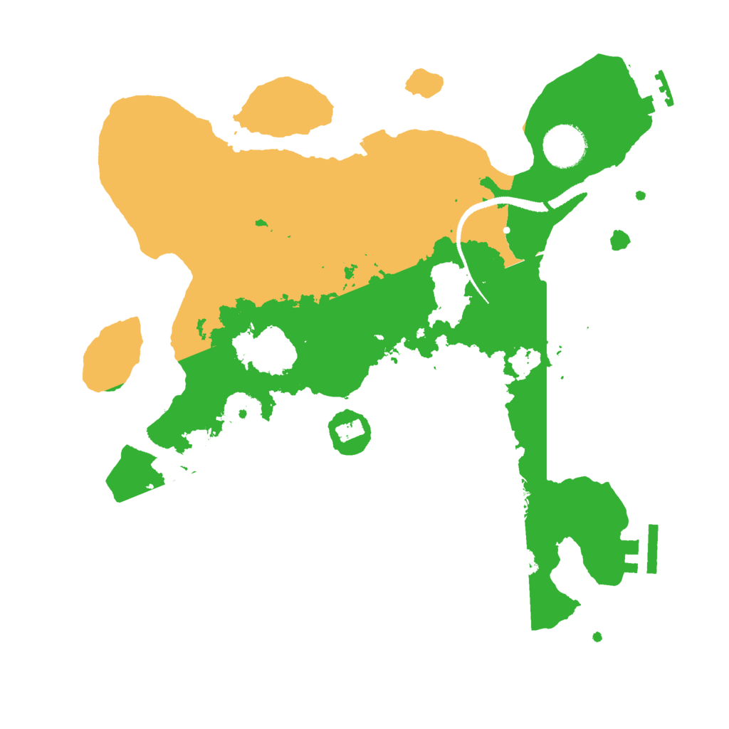 Biome Rust Map: Procedural Map, Size: 3000, Seed: 499902943