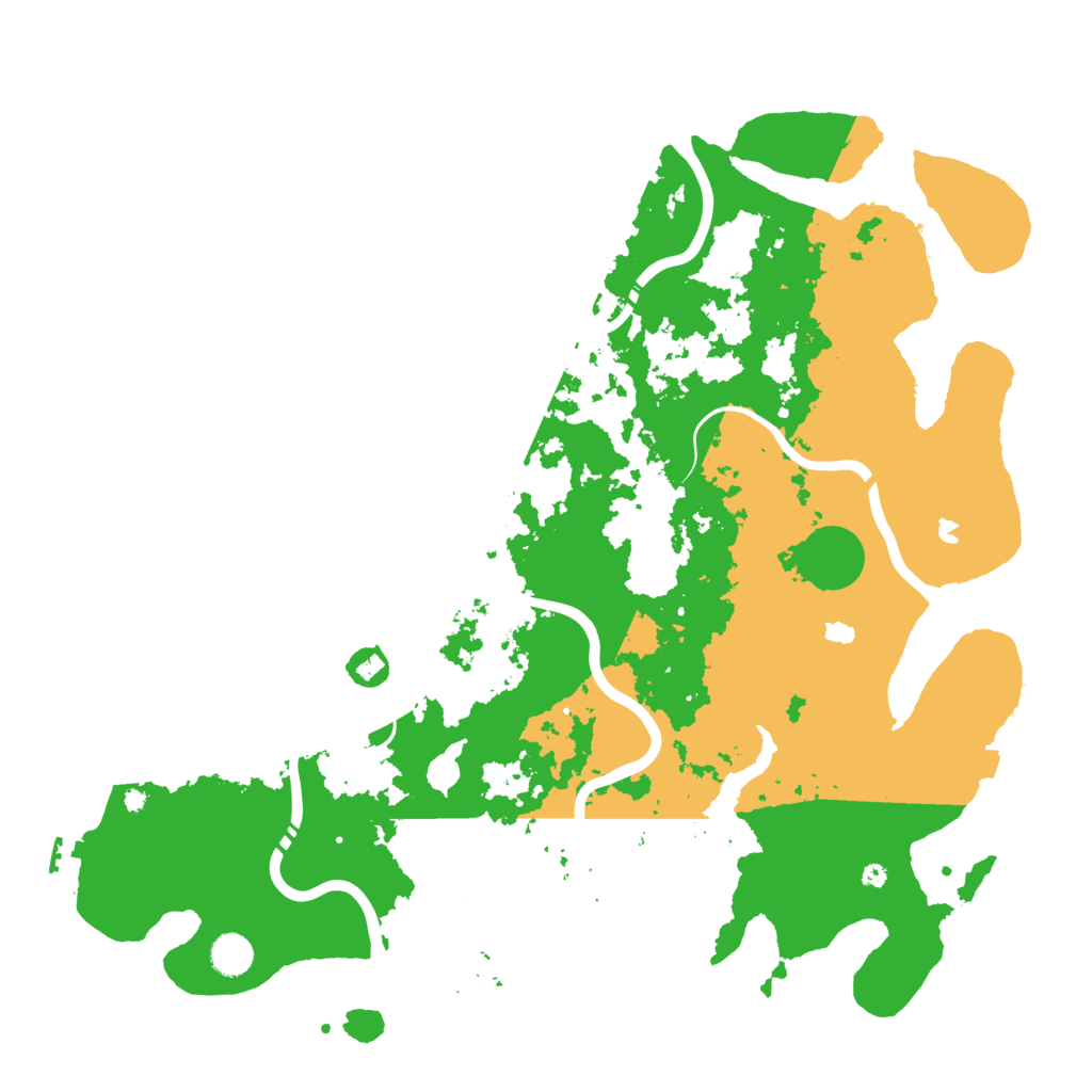 Biome Rust Map: Procedural Map, Size: 4500, Seed: 83547623