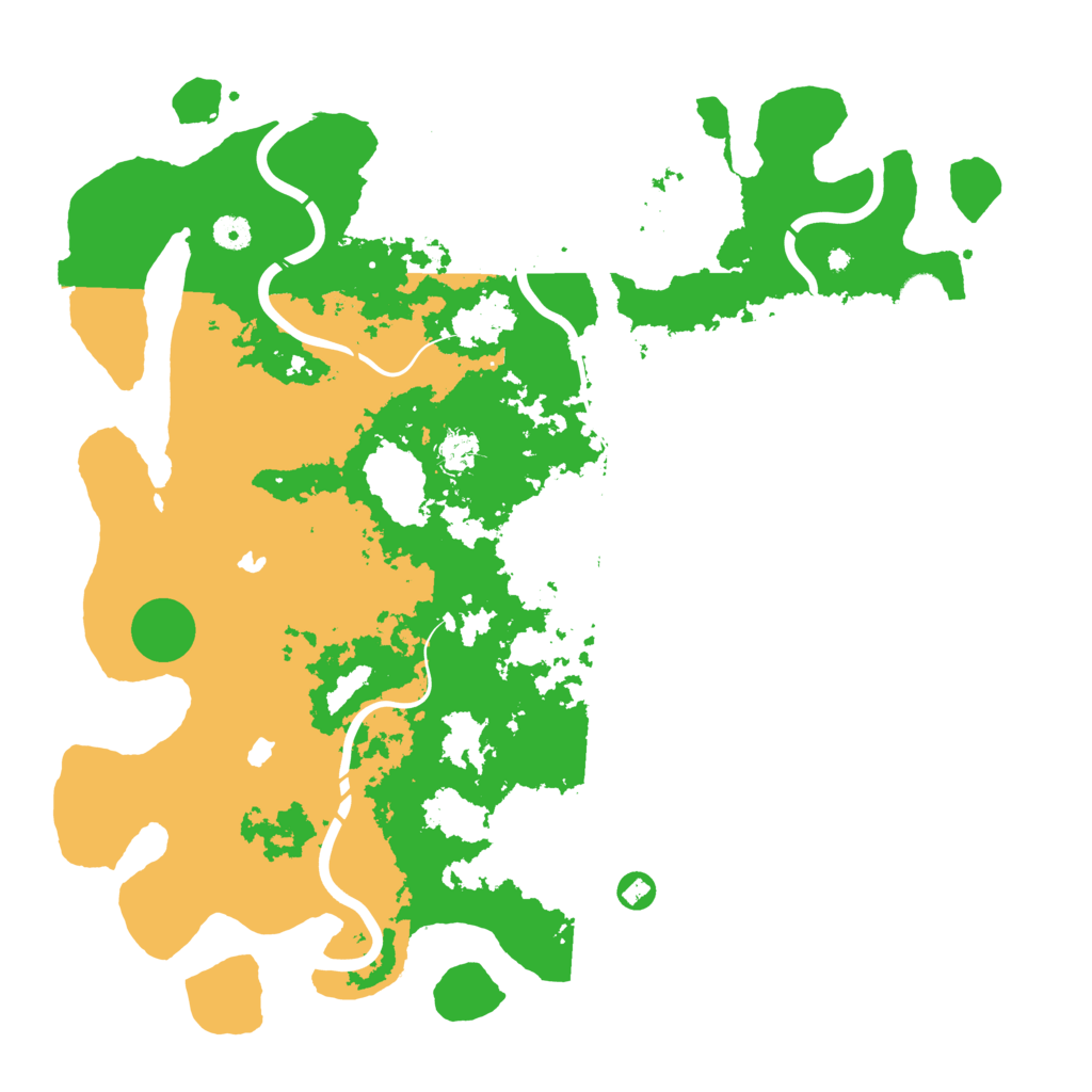 Biome Rust Map: Procedural Map, Size: 4500, Seed: 1584386200