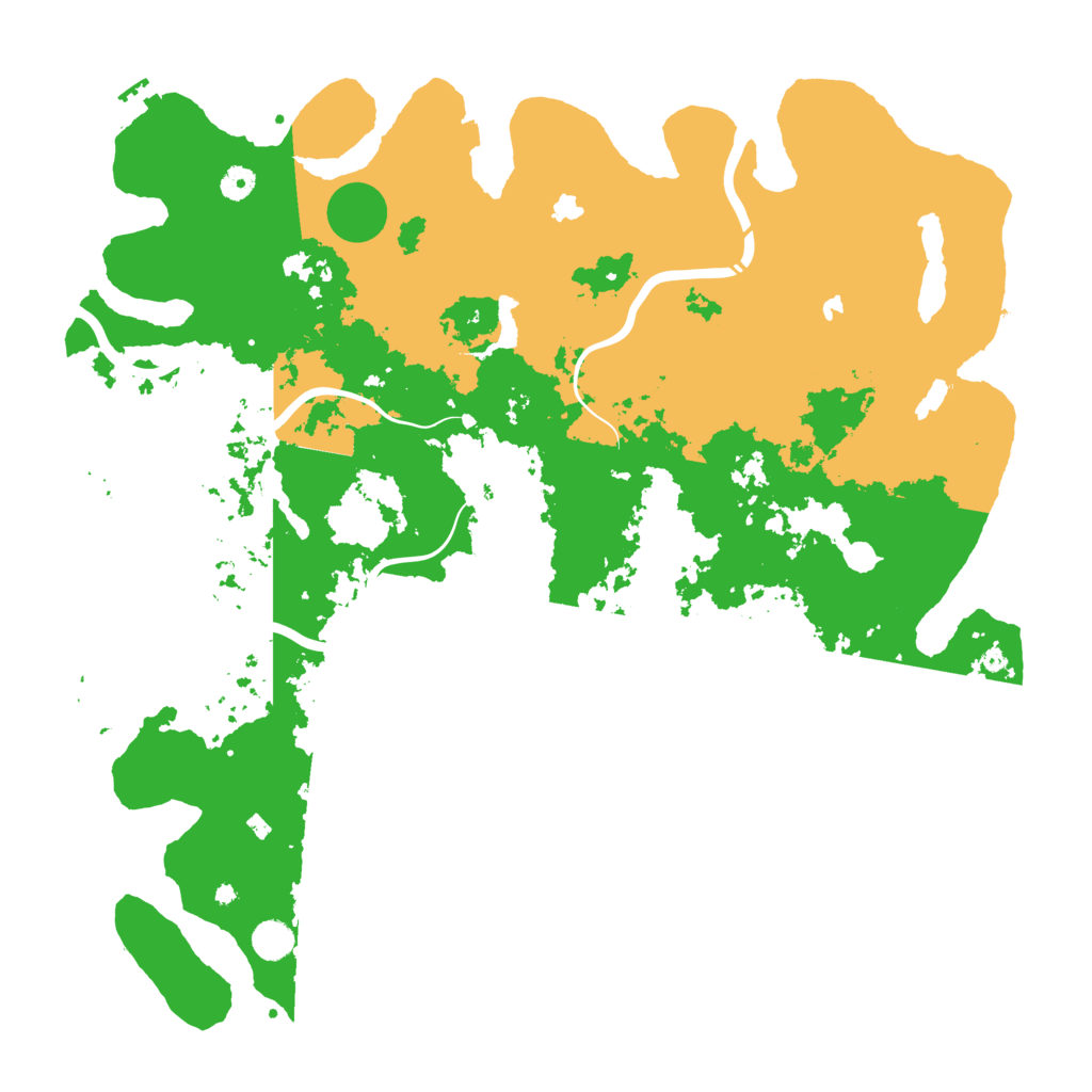 Biome Rust Map: Procedural Map, Size: 4800, Seed: 1296645242